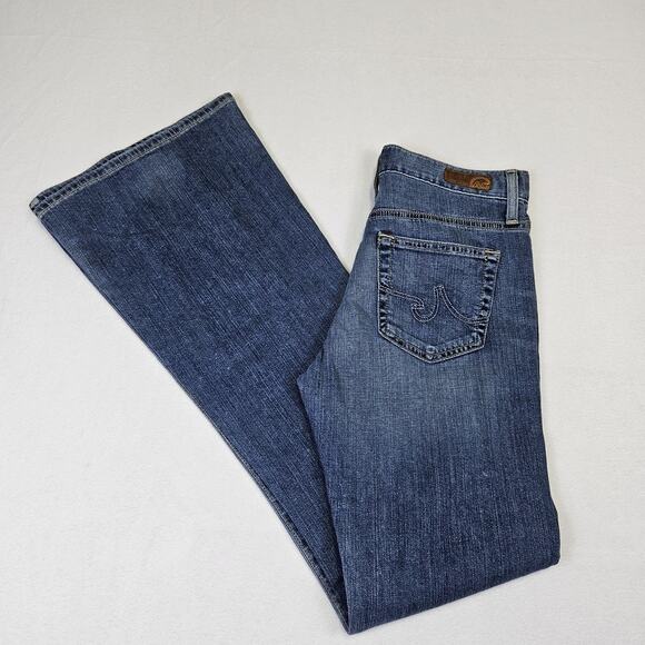 AG Adriano Goldschmied Farrah 70s Bell Bottom Jeans Women 28 Revolve Flare 28x34 - Picture 10 of 16